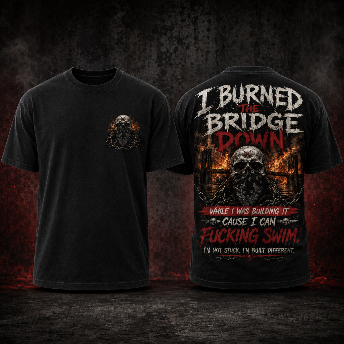 I Burned the Bridge Down Unisex Graphic Tee