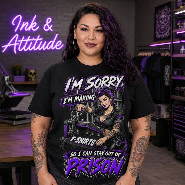 Making T-Shirts to Stay Out of Prison Graphic Tee