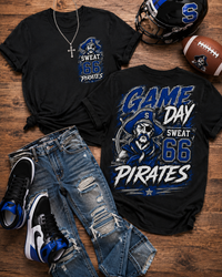 Custom Game Day Shirt | Personalized Player Name & Number | Front + Back Spirit Tee