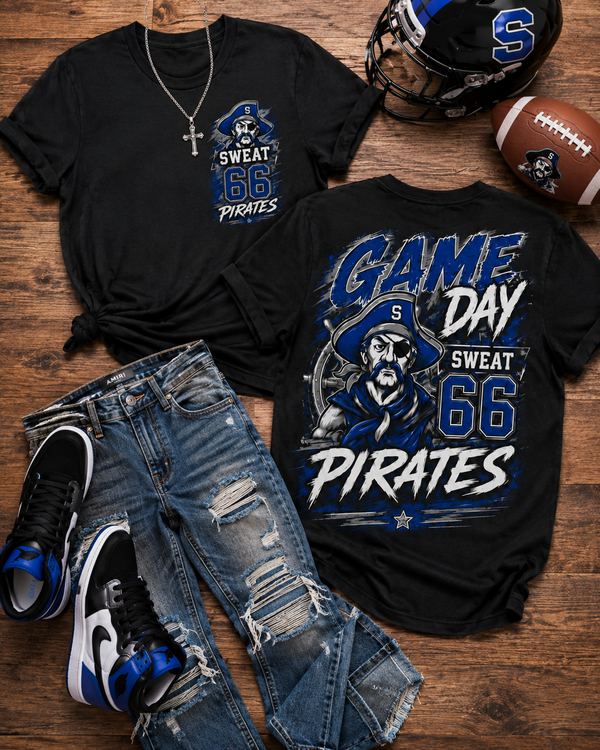 Custom Game Day Shirt | Personalized Player Name & Number | Front + Back Spirit Tee